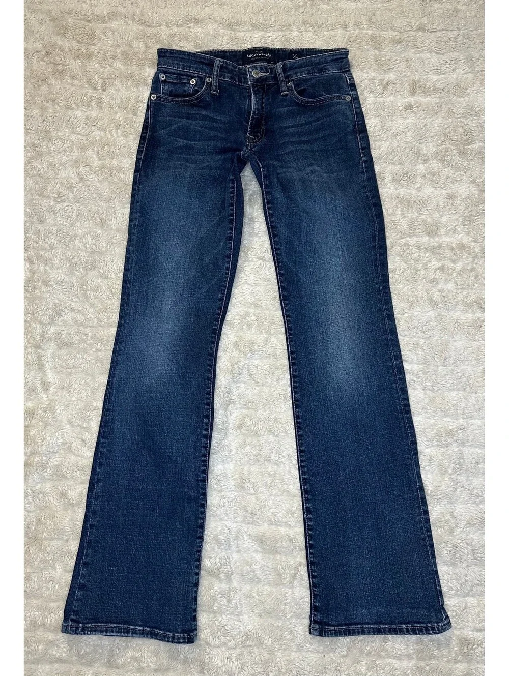 Lucky Brand Sweet Boot dark wash mid-rise bootcut stretch denim jeans Size 2/26